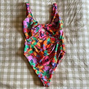 Skatie Cheeky Floral One-Piece Swimsuit
